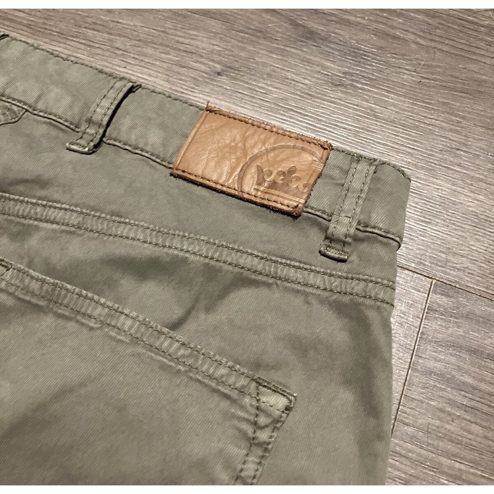 Peter Millar Pants Crown Crafted Wayfare 5 Pocket Men 30x30 Green Tencel Stretch